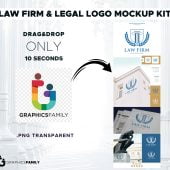 Law Firm & Legal Logo Mockup Kit