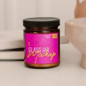 Glass Jar Design Mockup Template