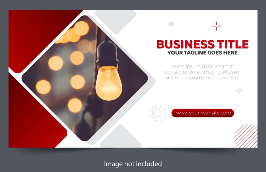 Global business free banner template