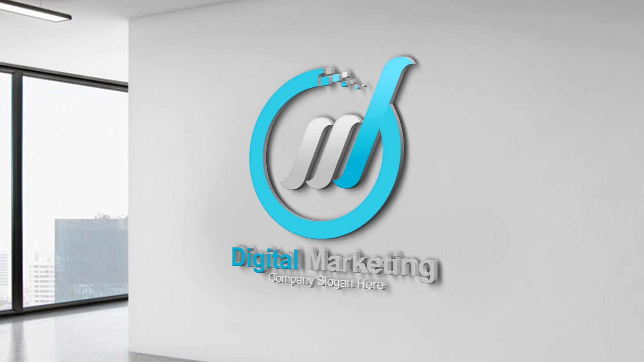 Marketing Agency or Advertising Company Logo Template – GraphicsFamily