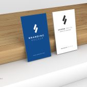 Modern Wood Business Card Template