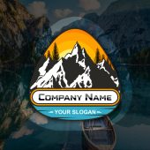 Mountain Badge Logo Design