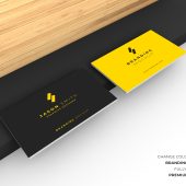 Professional Business Card Mockup on Modern Desk