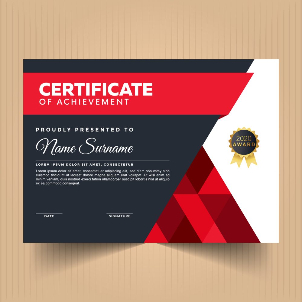 Recognition Diploma Template
