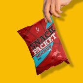 Snack Packet Design Mockup