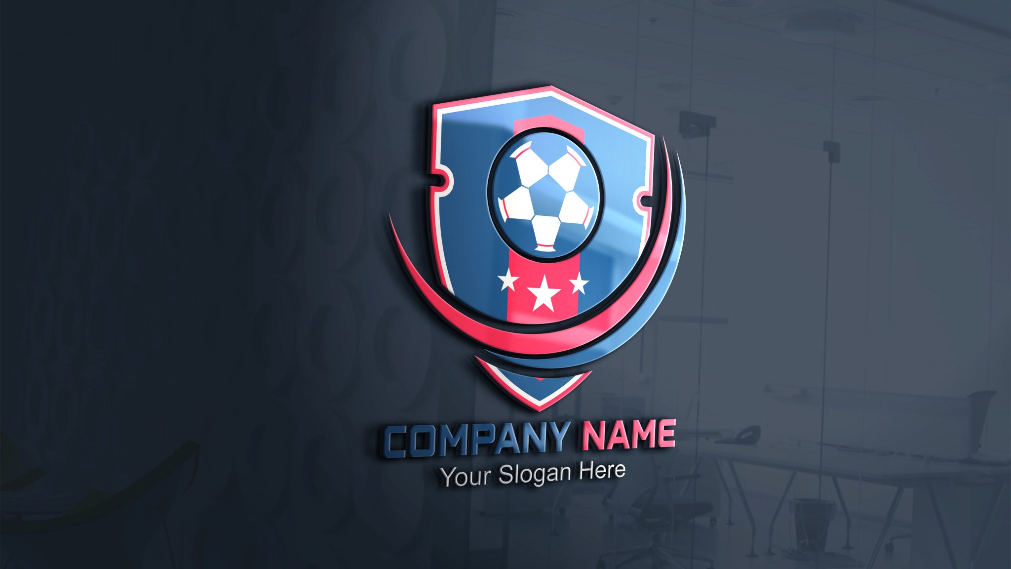Sport Club Badge Logo Design GraphicsFamily