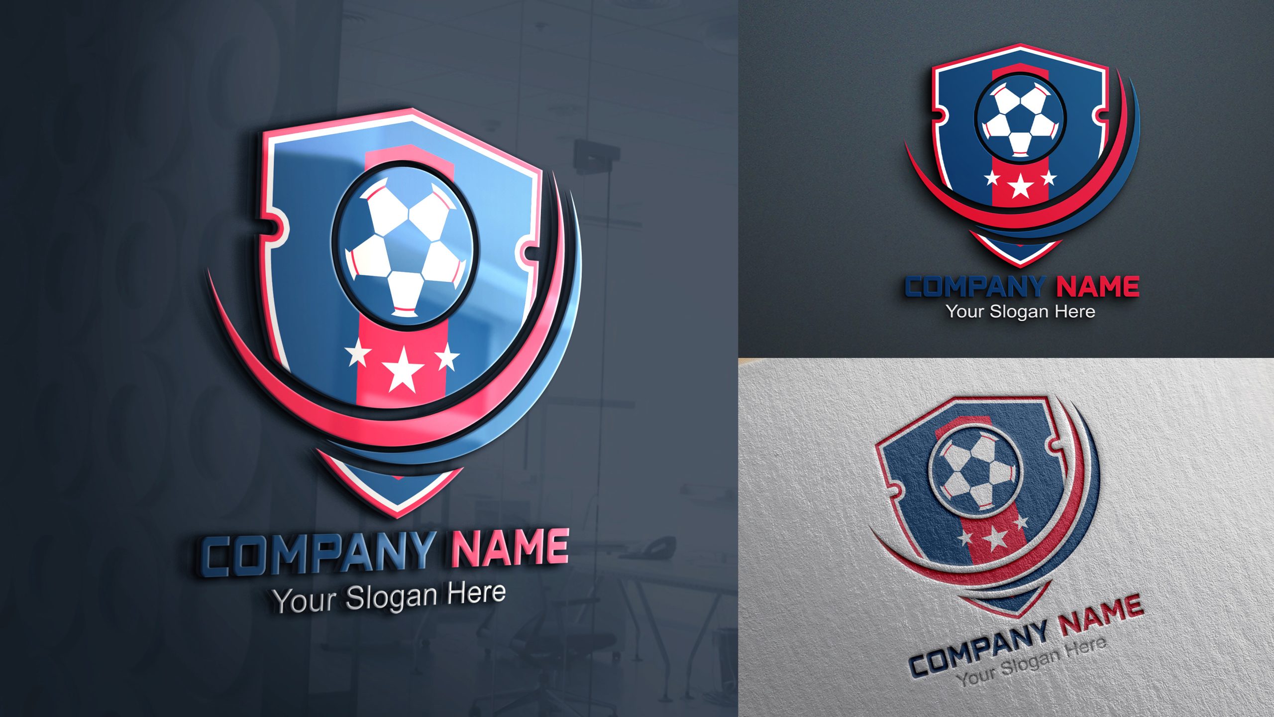 Sport Club Badge Logo Design Template