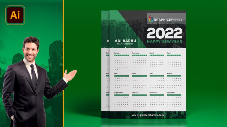 Free 2022 Calendar Design Template