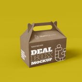 Deal box design mockup