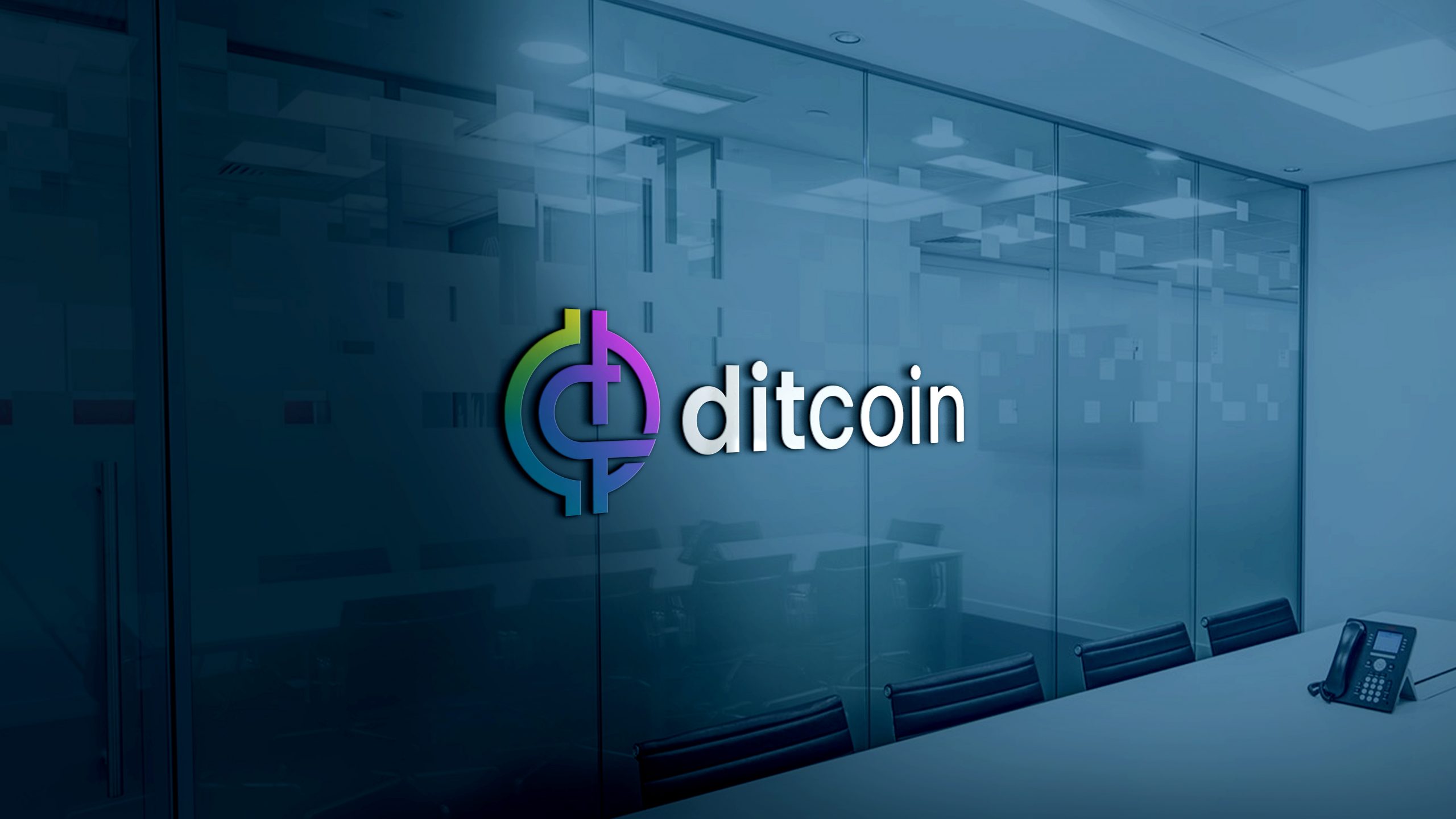 Free Download Ditcoin Logo Design