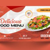 Free Food Advertising Banner Template