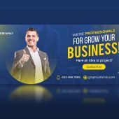 Free Marketing Agency Web Banner Design Template