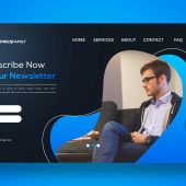 Free Modern Landing Page Template