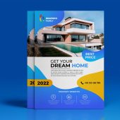 Free Real Estate Property Advertising Flyer Template Design