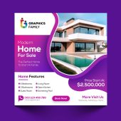 Modern Home Sale Ad Design Template