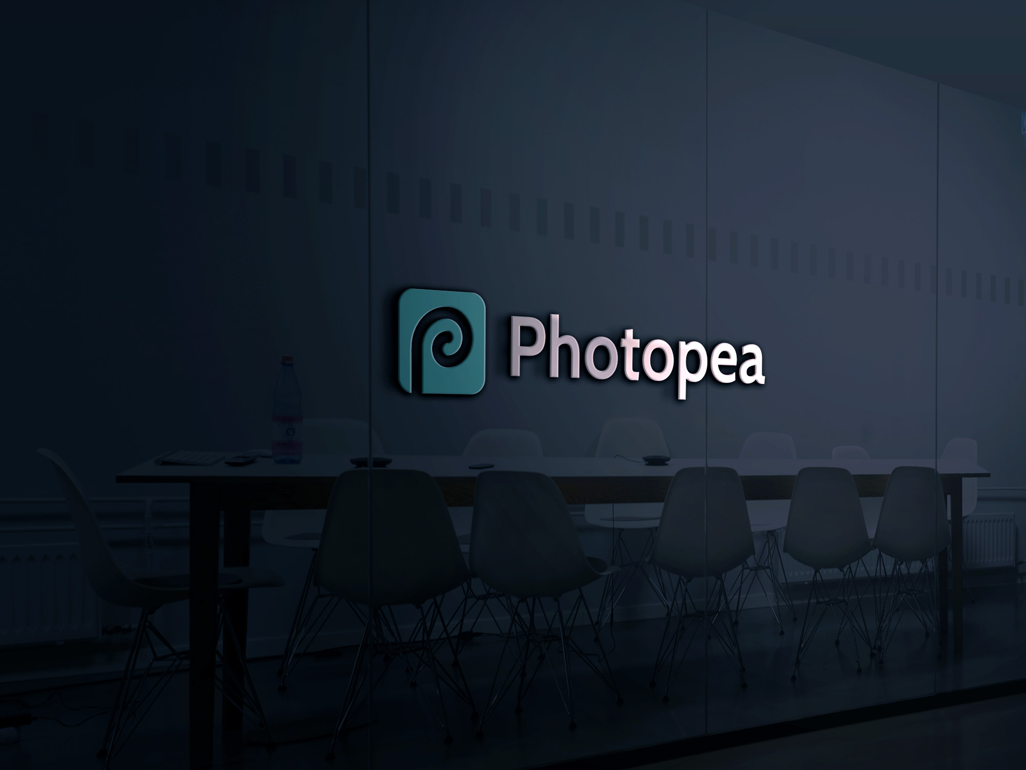 Photopea-Logo-Mockup-on-Office-Glass