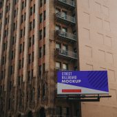 Urban Building Billboard Design Mockup