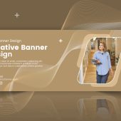 Brown Web Banner Design
