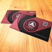 Black and Red Business Card Design