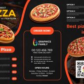 Modern Pizza Menu Design