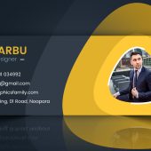 Yellow Email Signature Design