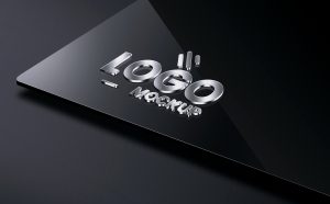 3D Metal Logo Mockup – GraphicsFamily