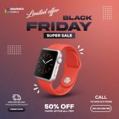 Free Black Friday Sale Banner Design for Instagram Post and Social Media