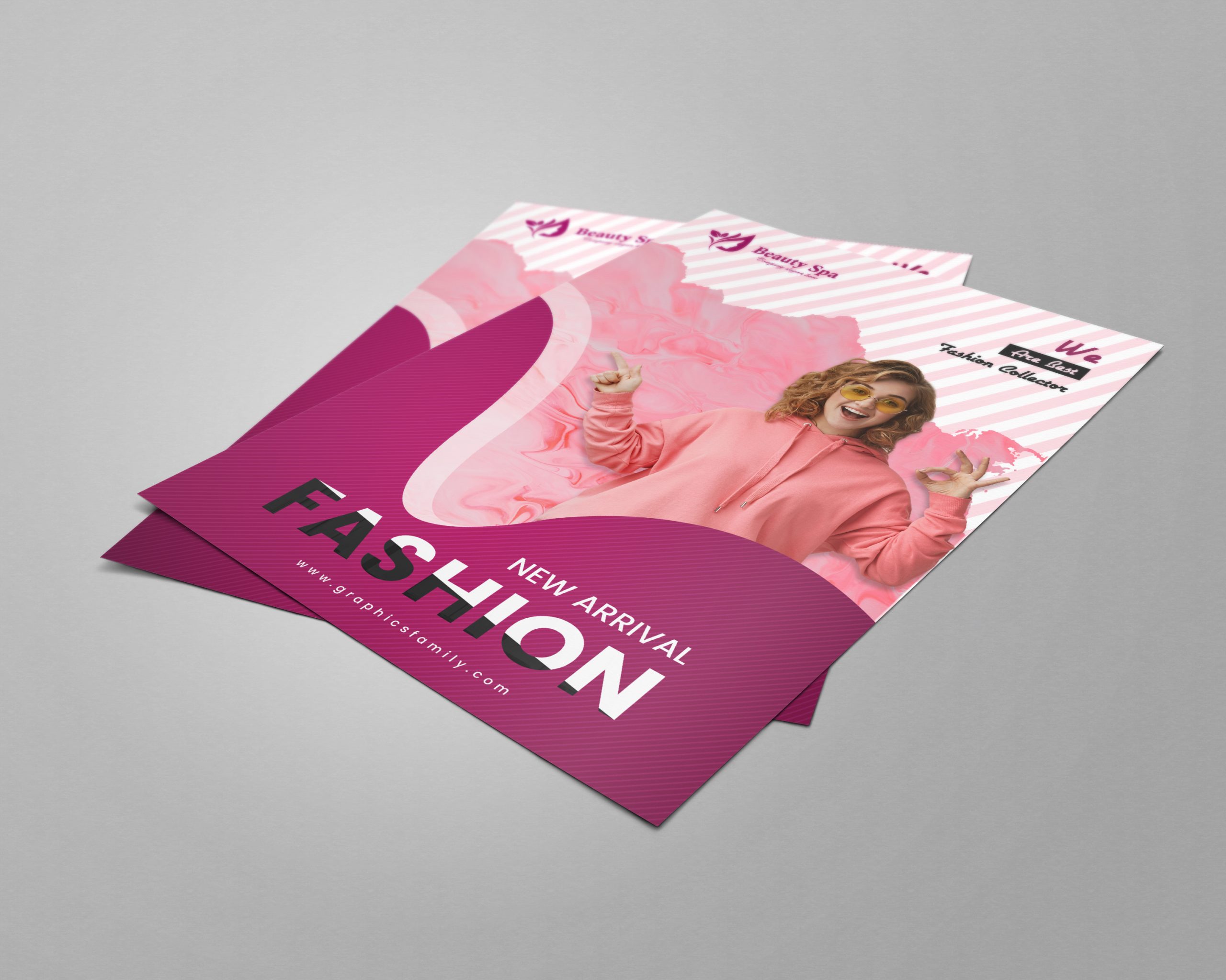 Free Download Fashion Flyer Design Template for Promoting Product or Event