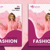 Free Fashion Flyer Design Template for Promoting Product or Event