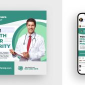 Free Health Instagram Post Design Template