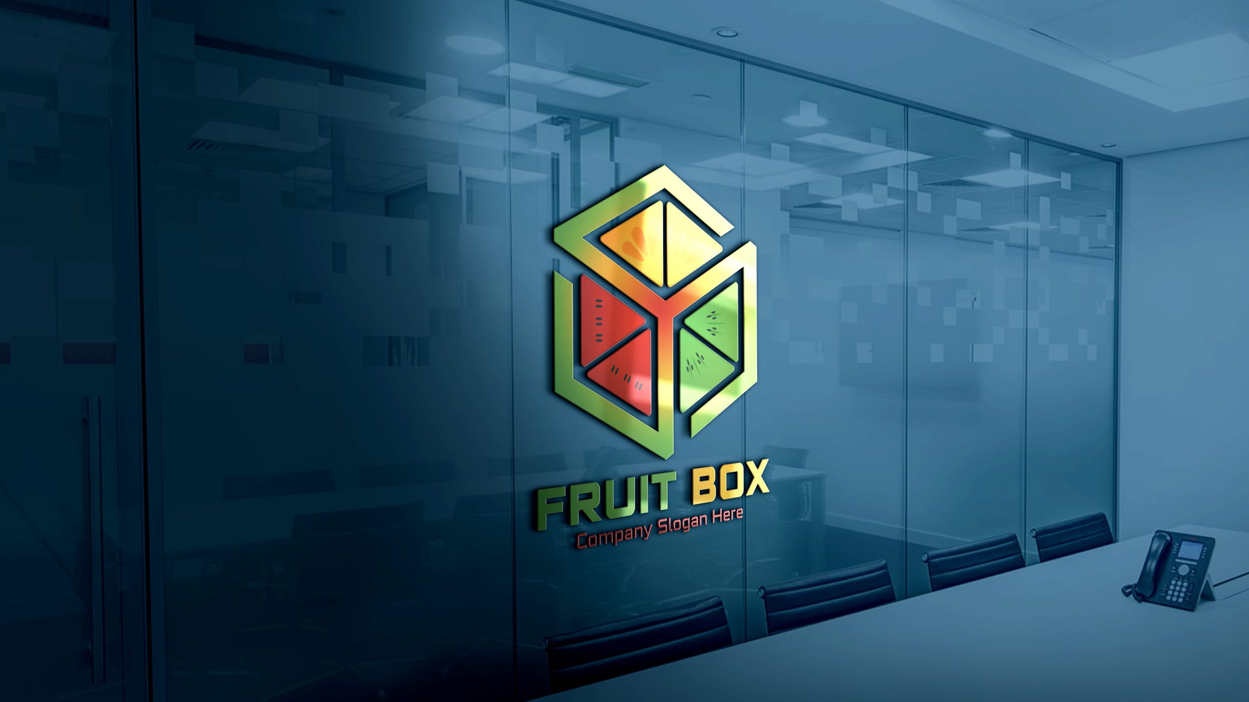 Fruit Box Logo Template Download