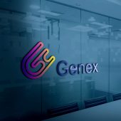 Genex Logo Design