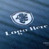 Photo Realistic Laser Cut Cotton Logo Mockup