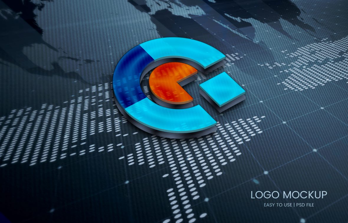 3D News Logo Mockup