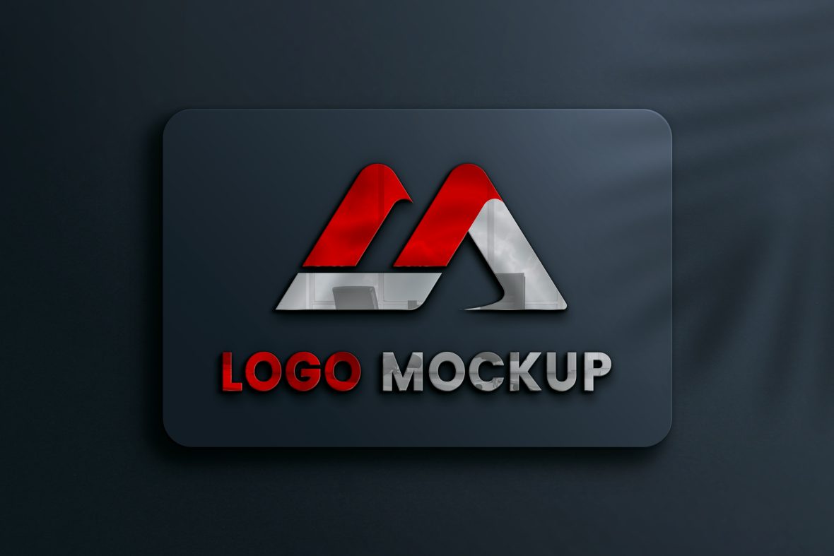 Glass Effects Logo Mockup