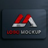 Glass Effects Logo Mockup