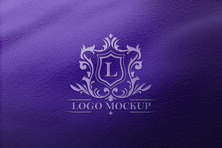 Realistic Logo Mockup on Luxury Fabric Texture – GraphicsFamily