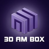 3D AM Letter Logo Design