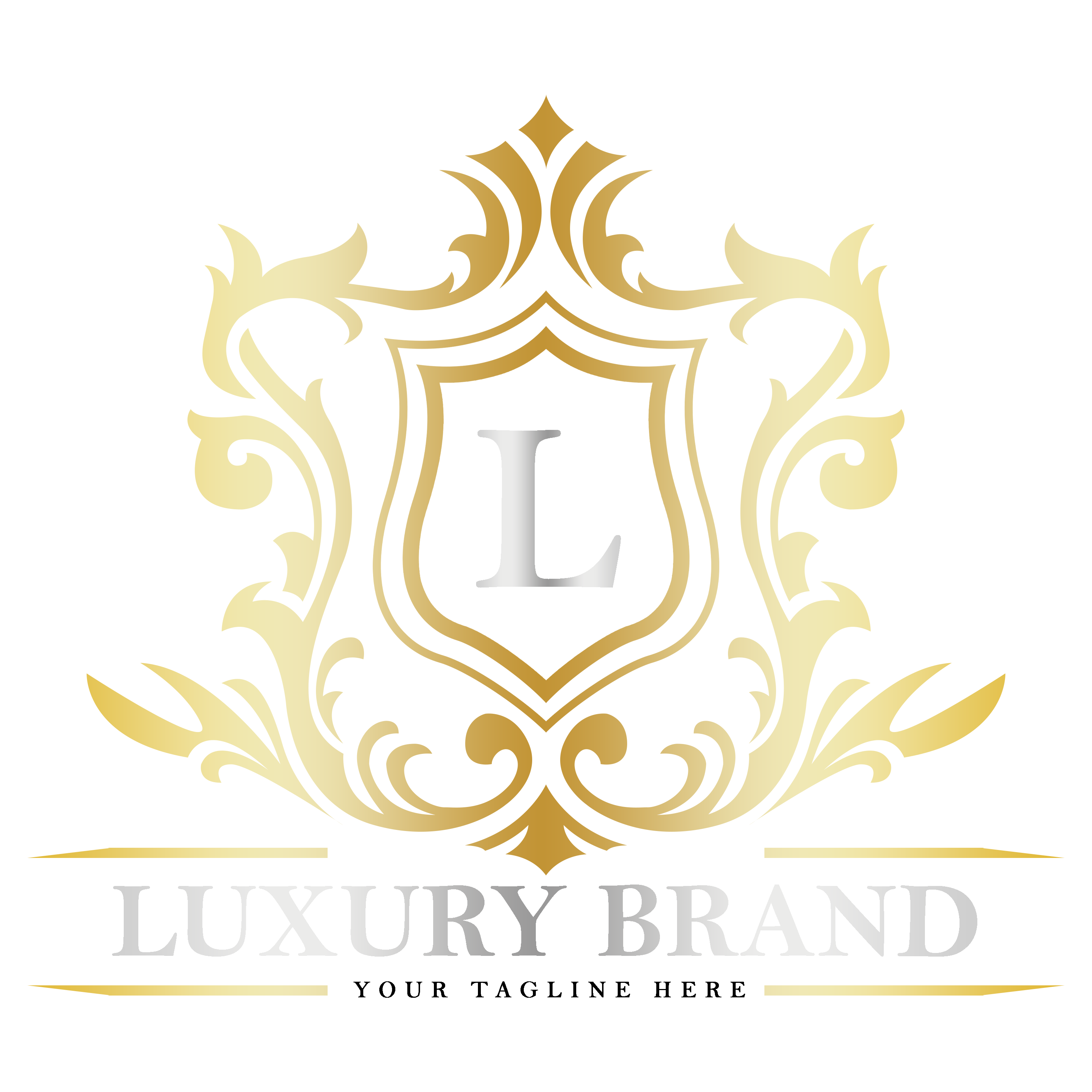 Free Luxury Royal Logo Design Template PNG Transparent