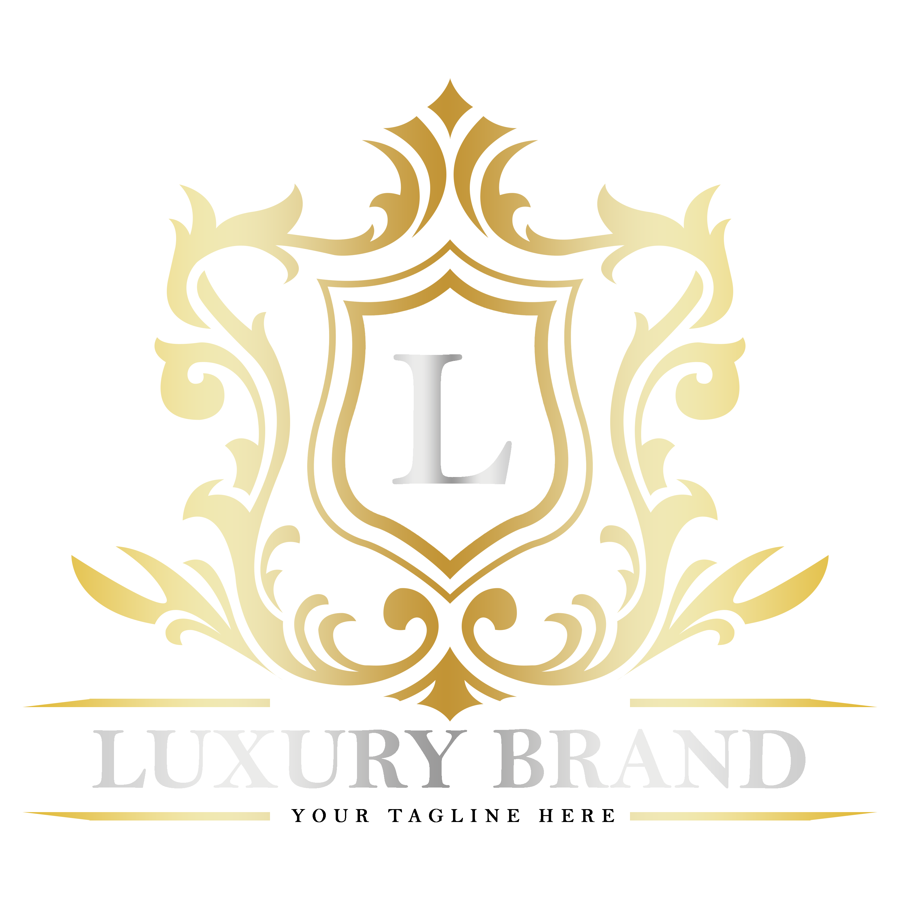 Free Luxury Royal Logo Design Template – GraphicsFamily