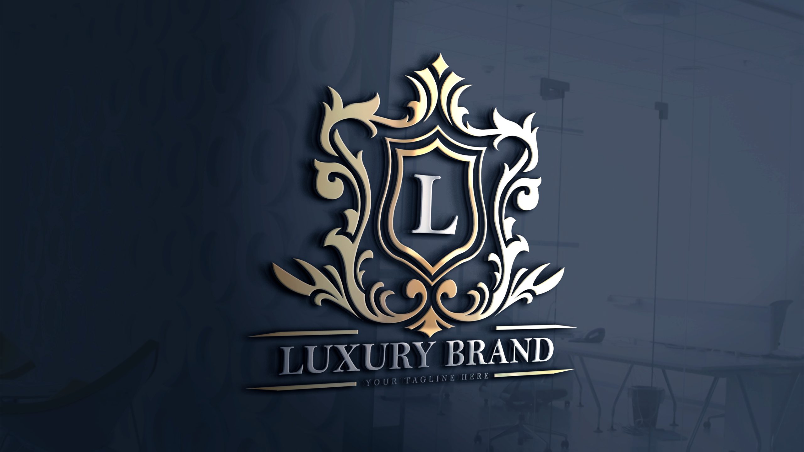 Free Luxury Royal Logo Design Template – GraphicsFamily