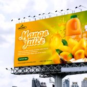 Juice Company Billboard Banner Design Template