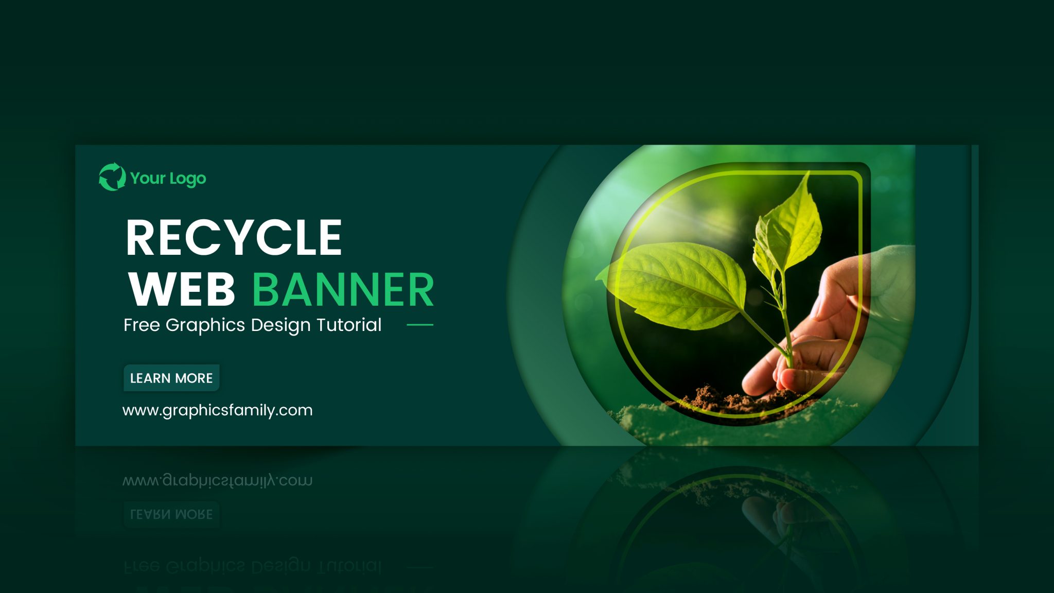 Recycling Banner Design Template GraphicsFamily