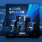 Speakers Social Media Post Design