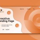 Creative Landing Page Design for Website or Product