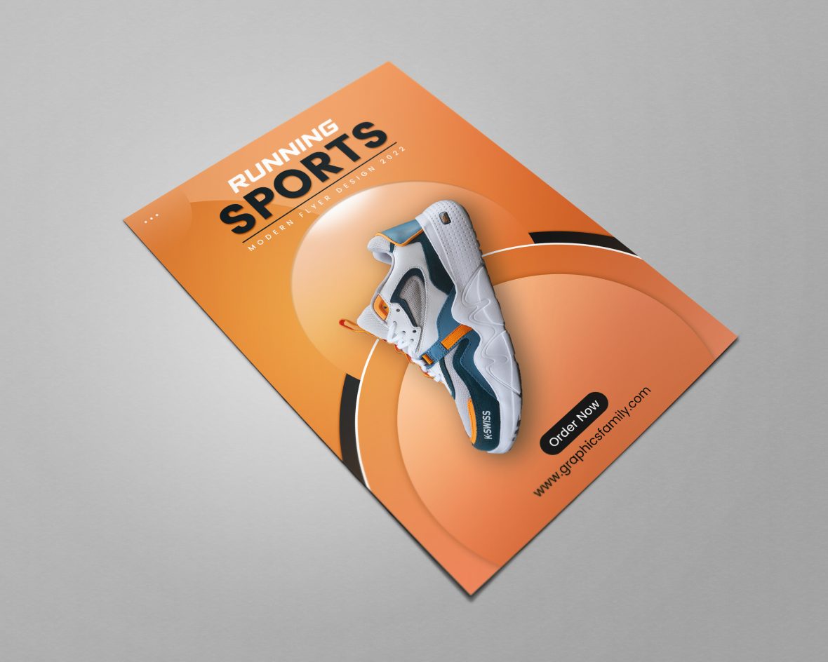 Professional Shoes A4 Flyer Design Download