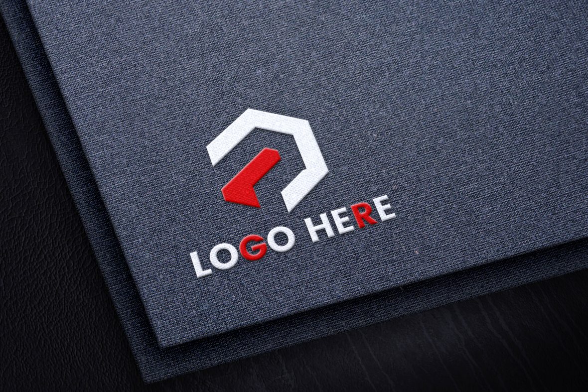 Realistic Logo Mockup On Fabric
