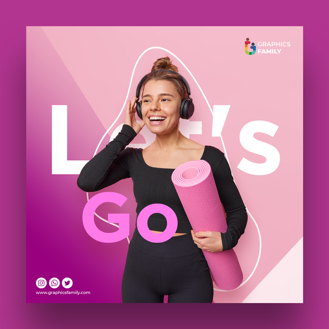 Sport & Tech Social Media Post Template – GraphicsFamily