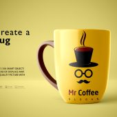 Coffee Mug PSD Mockup