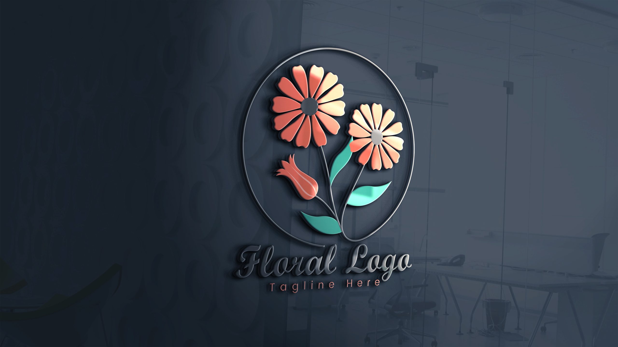 Floral Logo Concept Design Download